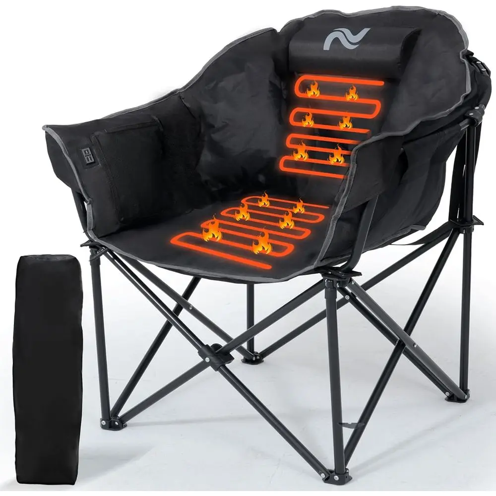 Outdoor Camping Lounge Chairs - Chaise longue chauffante portable pour l'extérieur