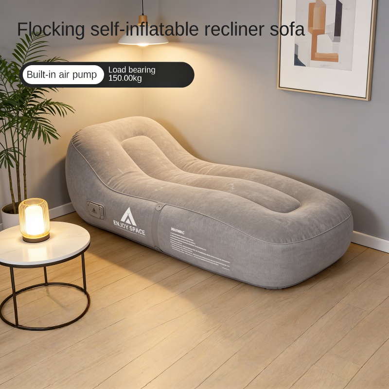 Outdoor Camping Lounge Chairs - Canapé-lit gonflable d'extérieur avec pompe à