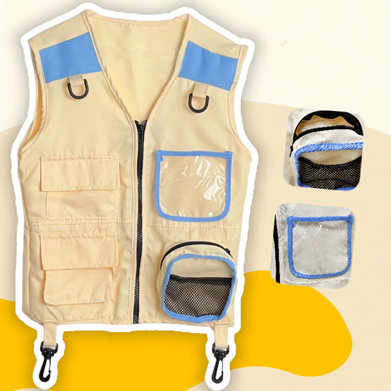 Outdoor Camping Kids Activities - Gilet d'explorateur pour enfants, jeu de