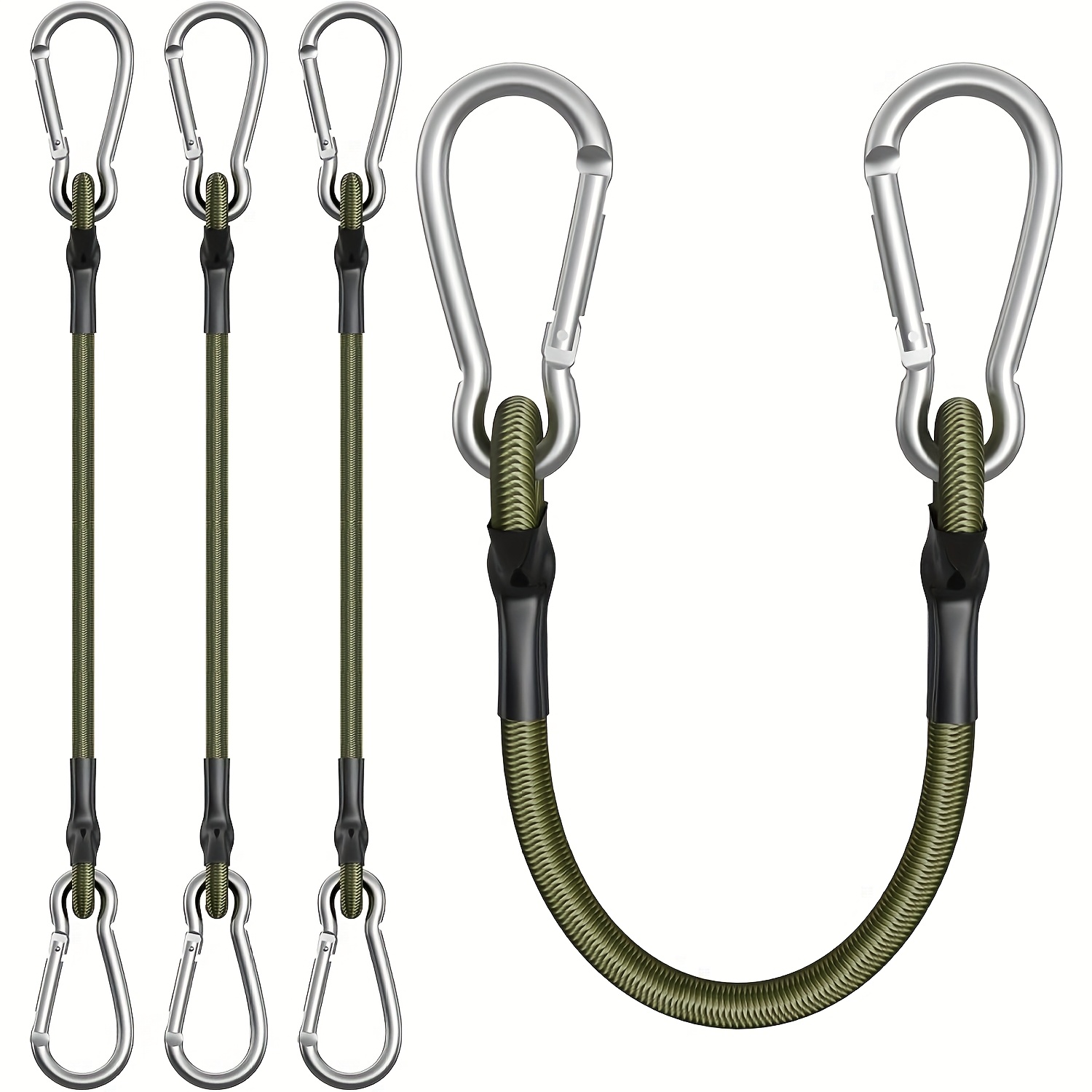Outdoor Camping Extension Cord - 2 pièces de corde élastique avec