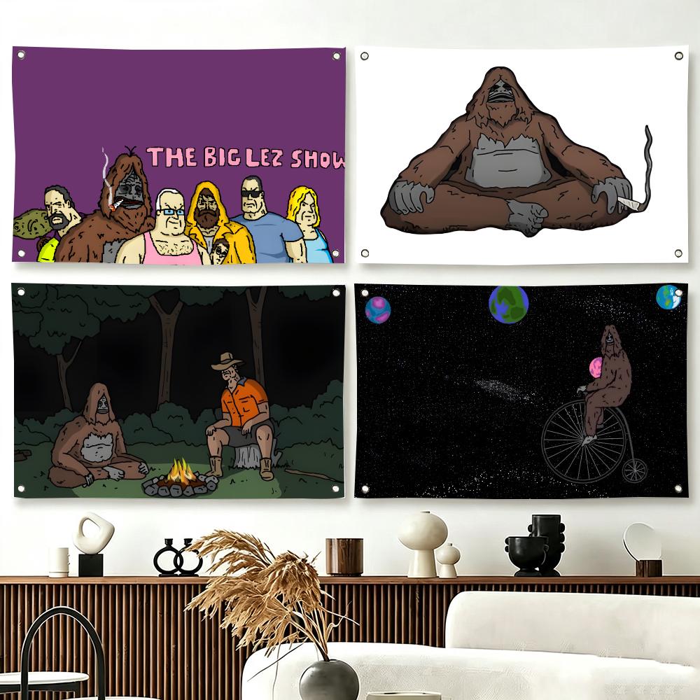 Outdoor Camping Show - Drapeaux de dessin animé T-The B-Big