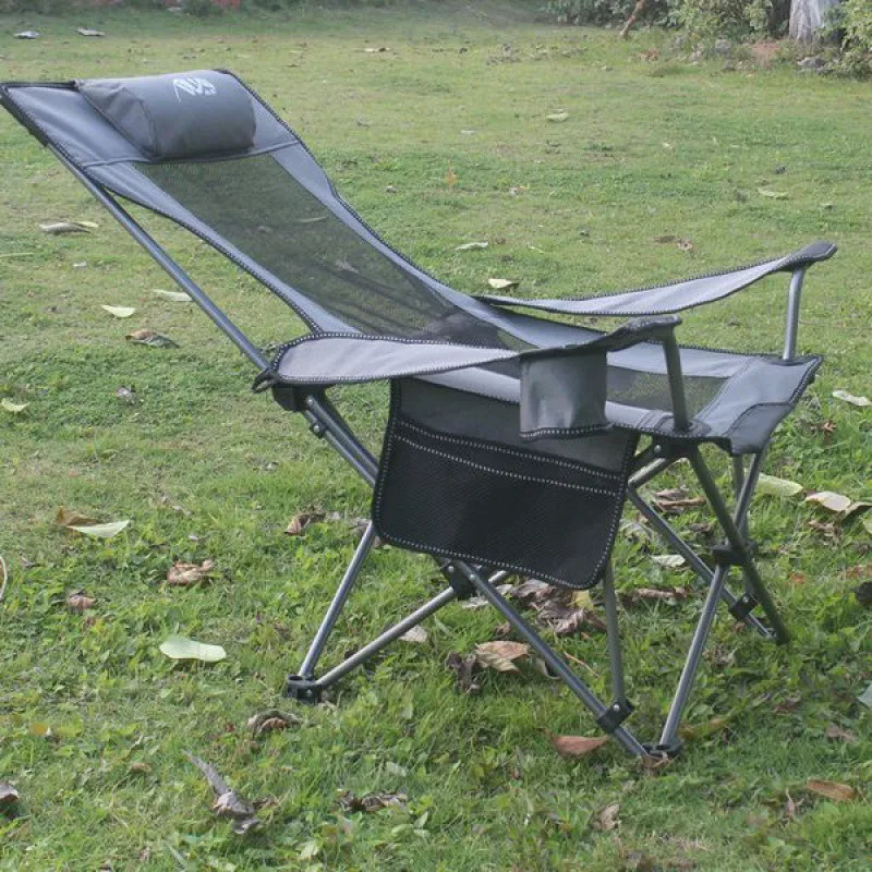 Outdoor Camping Lounge Chairs - Chaise de pêche pliante et inclinable