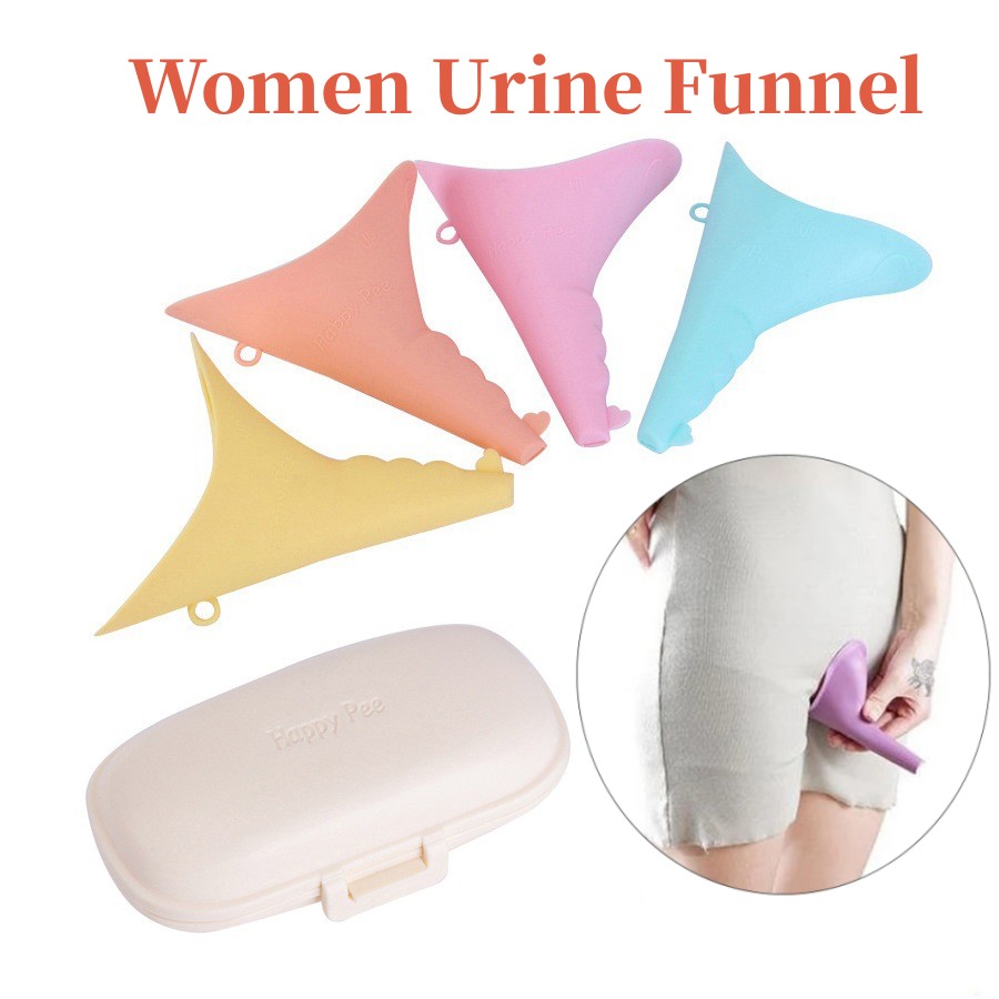 Outdoor Camping Toilet - Urinoir en silicone portable pour femme,