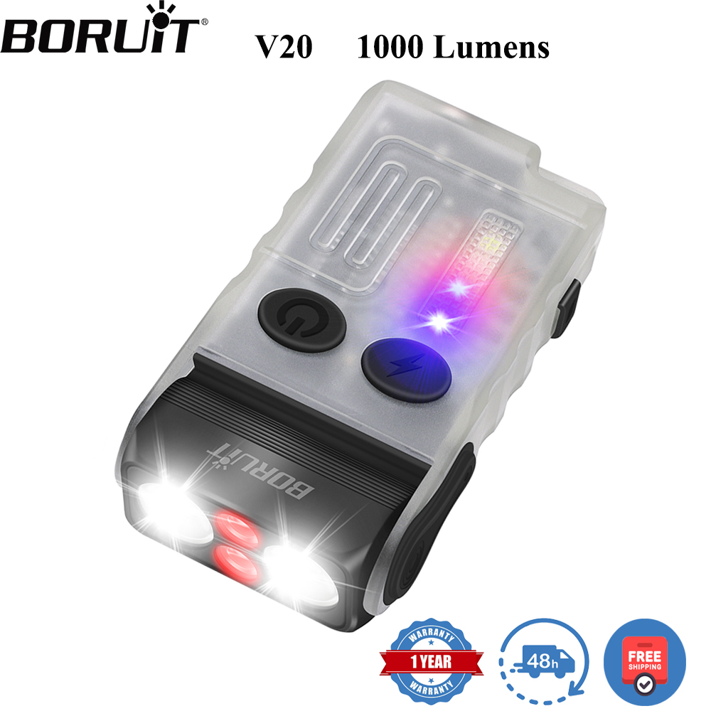 Headlamp - BORUiT V20 Lampe torche LED EDC