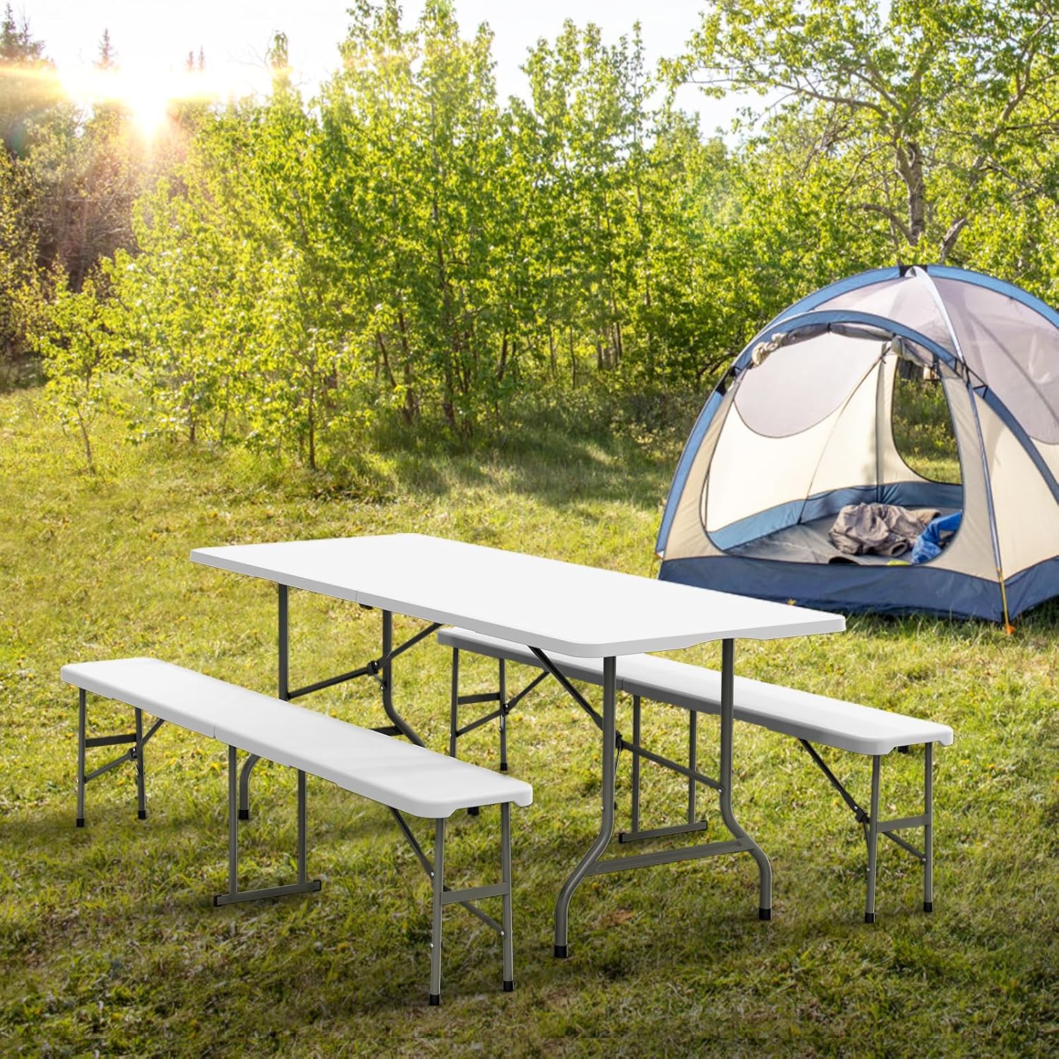 Camping Outdoor Or Indoor - Ensemble de table de pique-nique avec