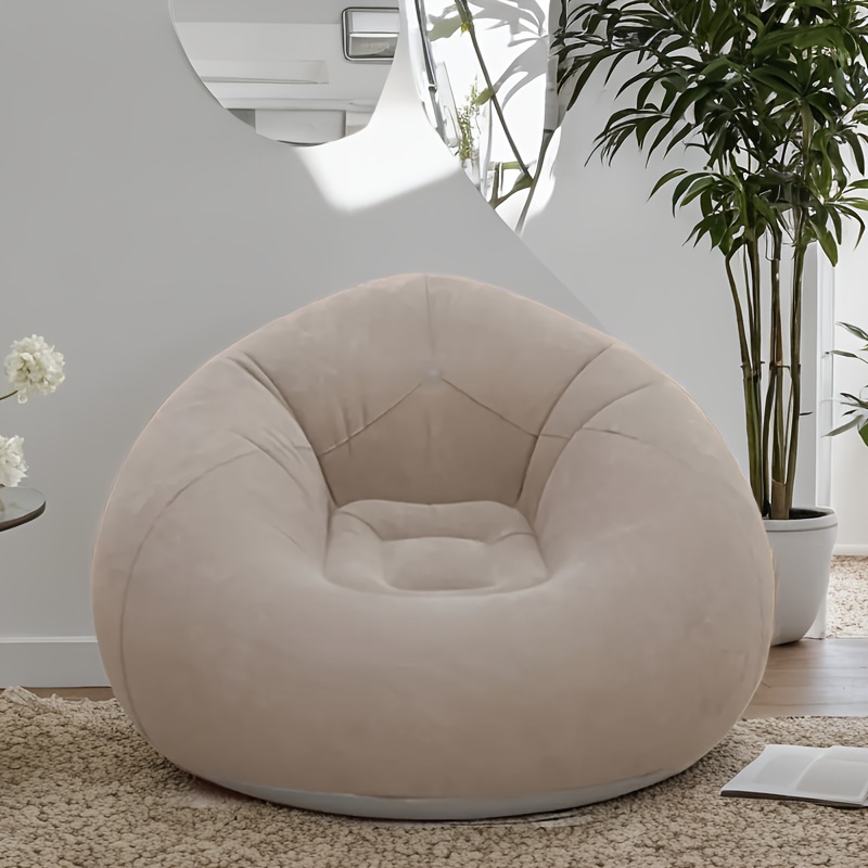 Outdoor Camping Lounge Chairs - Canapé gonflable floqué en PVC, lit