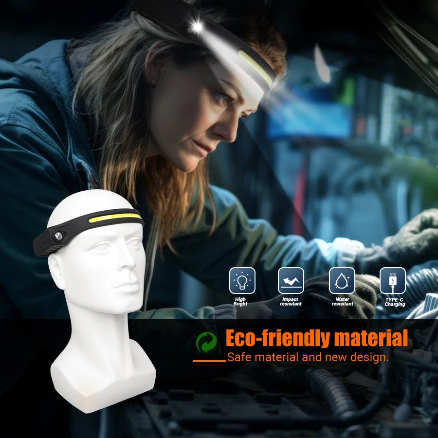 Phare Rechargeable capteur de  - Headlamp avis et prix