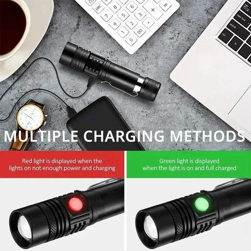 Lampe torche LED T6 rechargeab - Headlamp avis et prix