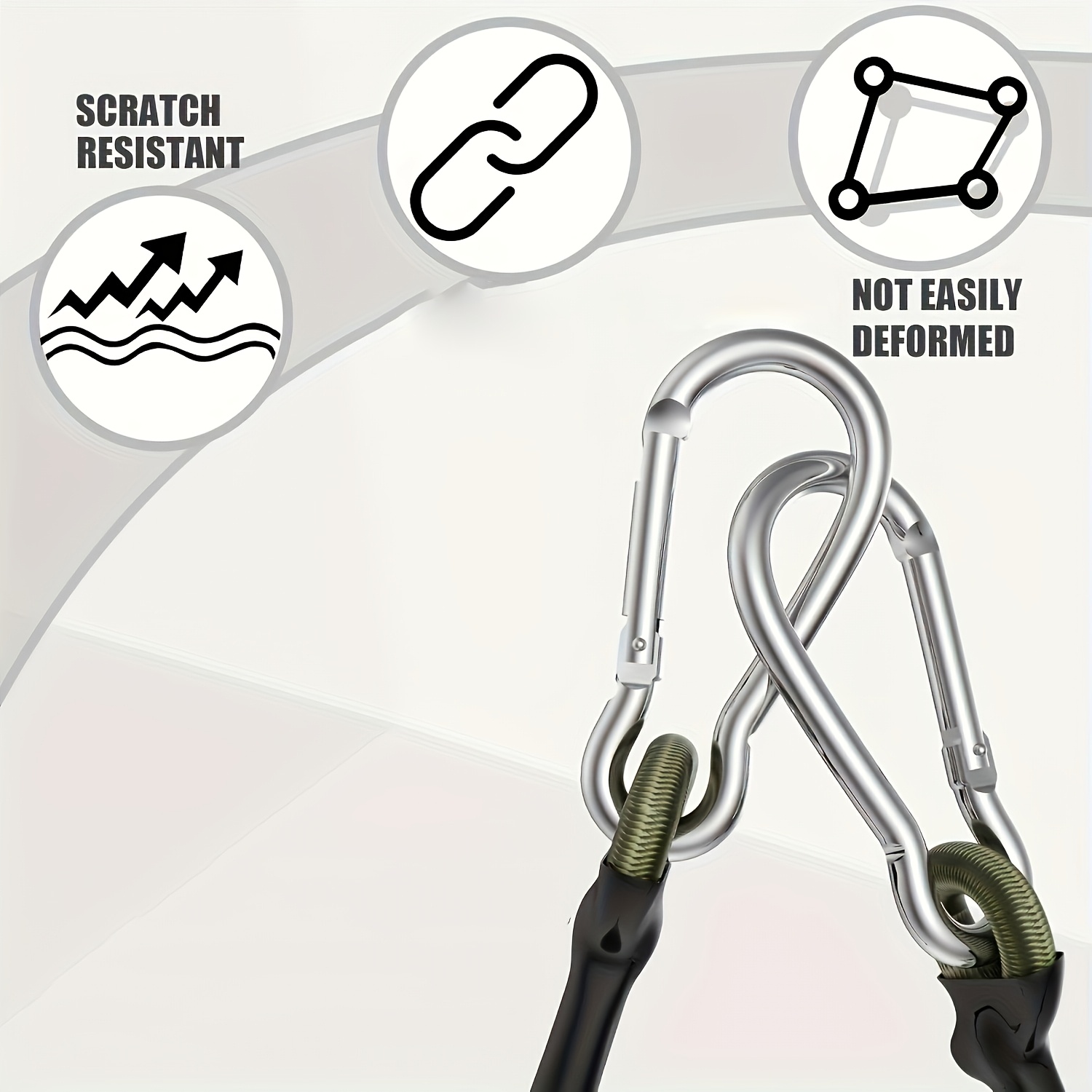 2 pièces de corde élastique av - Outdoor Camping Extension Cord avis et prix