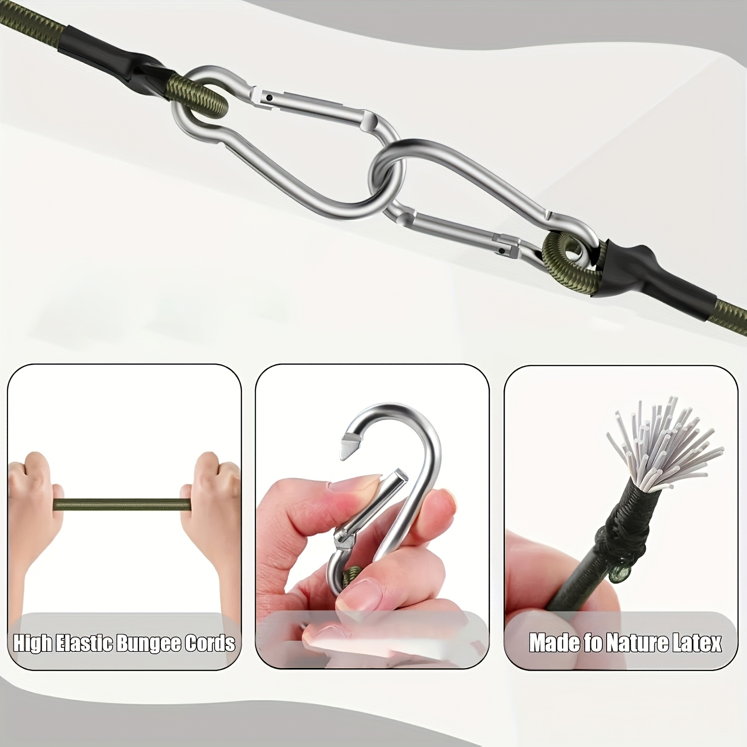 2 pièces de corde élastique av - Outdoor Camping Extension Cord avis et prix