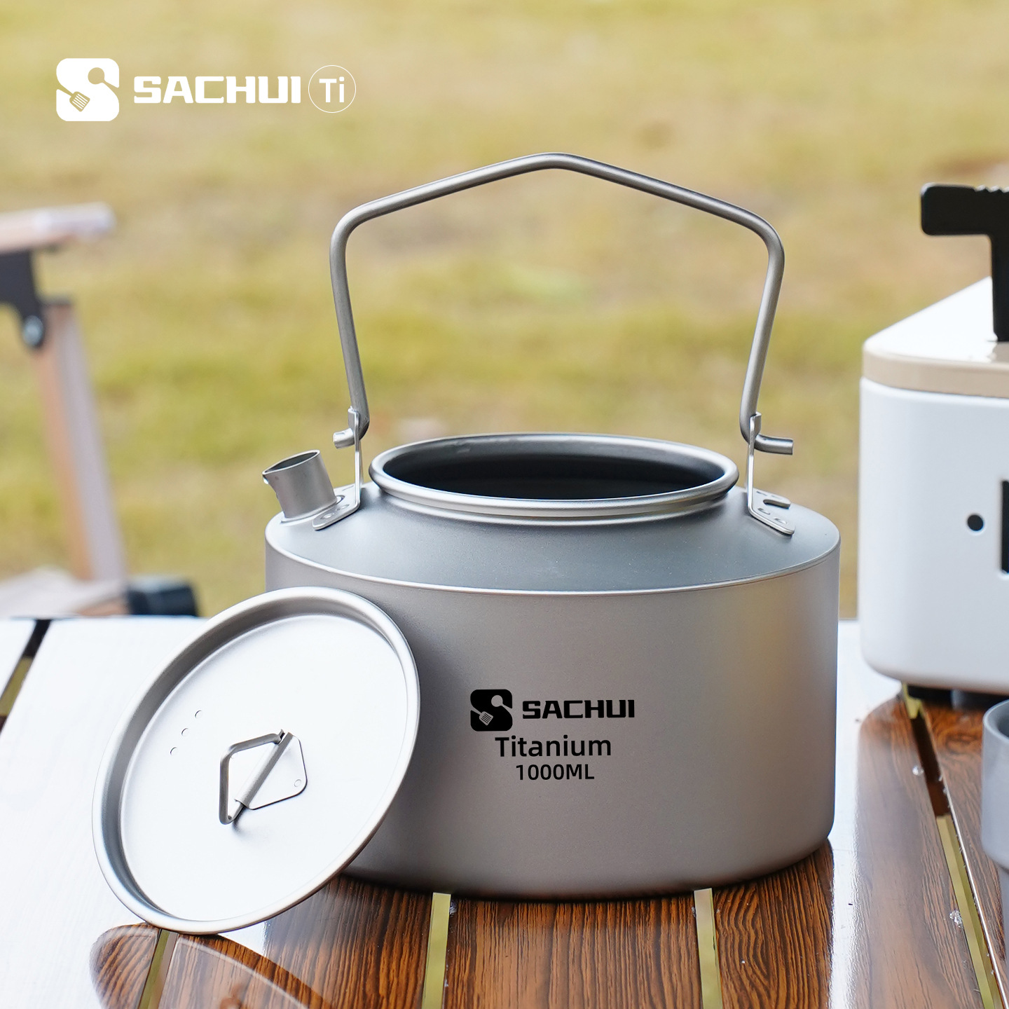 Bouilloire en titane pur de 10 - Outdoor Camping Kettle avis et prix