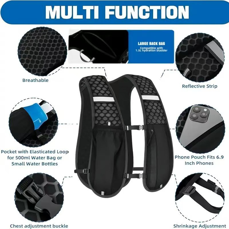 Gilet d'hydratation pour la co - Outdoor Camping Vest avis et prix