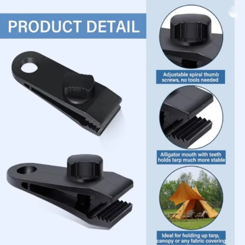 5/10/20/50 Pièces Pinces de Te - Outdoor Camping Extension Cord avis et prix