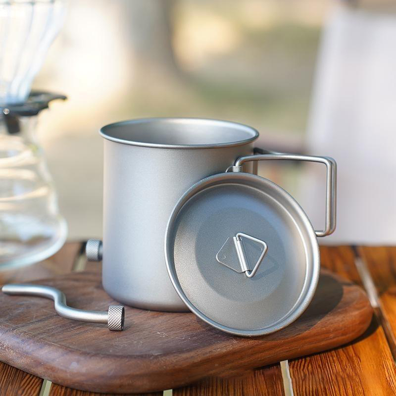 Bouilloire à café en titane pu - Outdoor Camping Kettle avis et prix