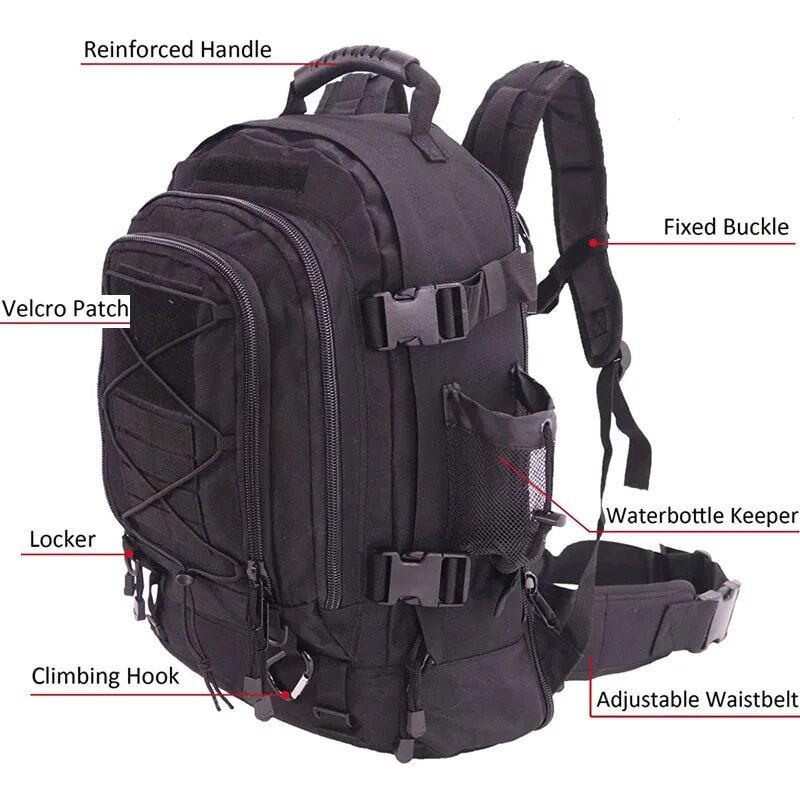 Sac à dos militaire 65L pour h - Lightweight Backpack 65L avis et prix