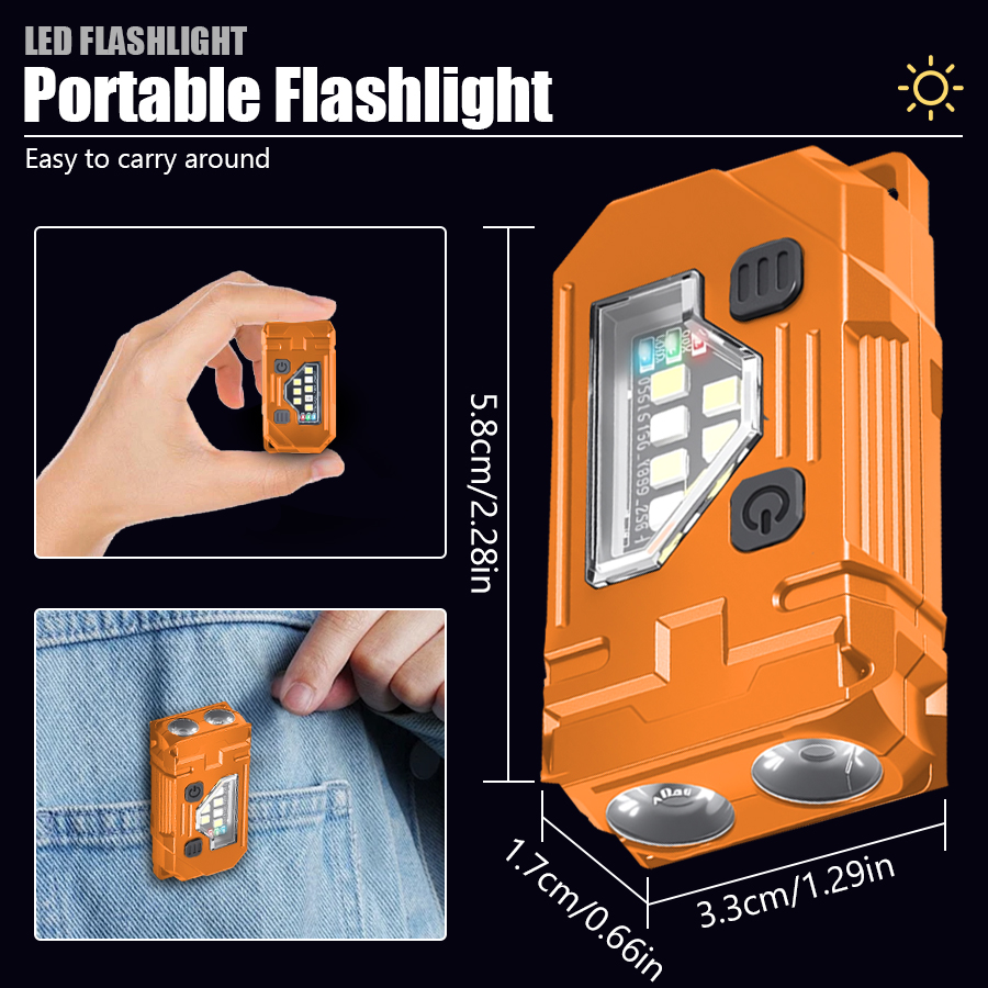 Mini lampe torche EDC recharge - Headlamp avis et prix