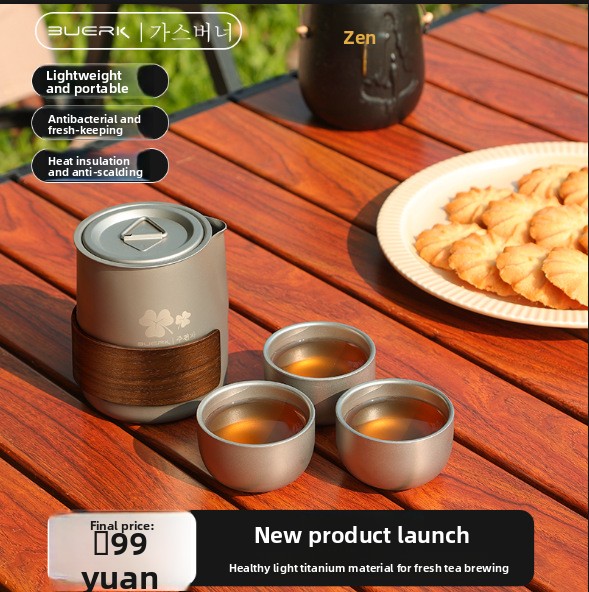 Ensemble de thé portable de vo - Outdoor Camping Kettle avis et prix