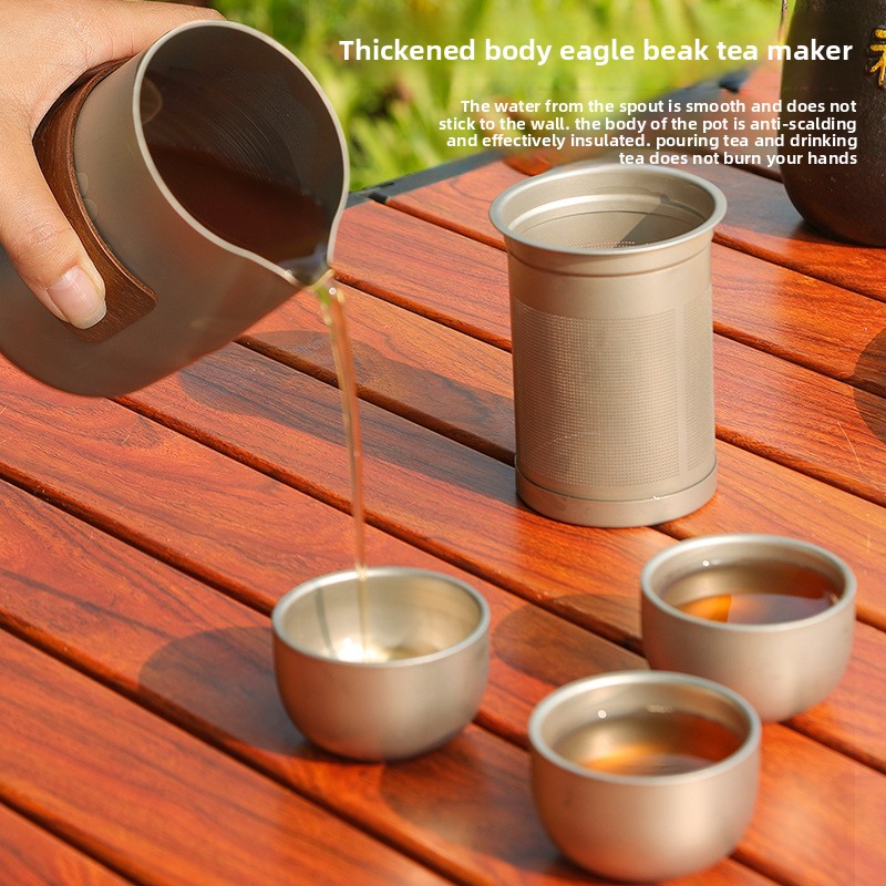 Ensemble de thé portable de vo - Outdoor Camping Kettle avis et prix