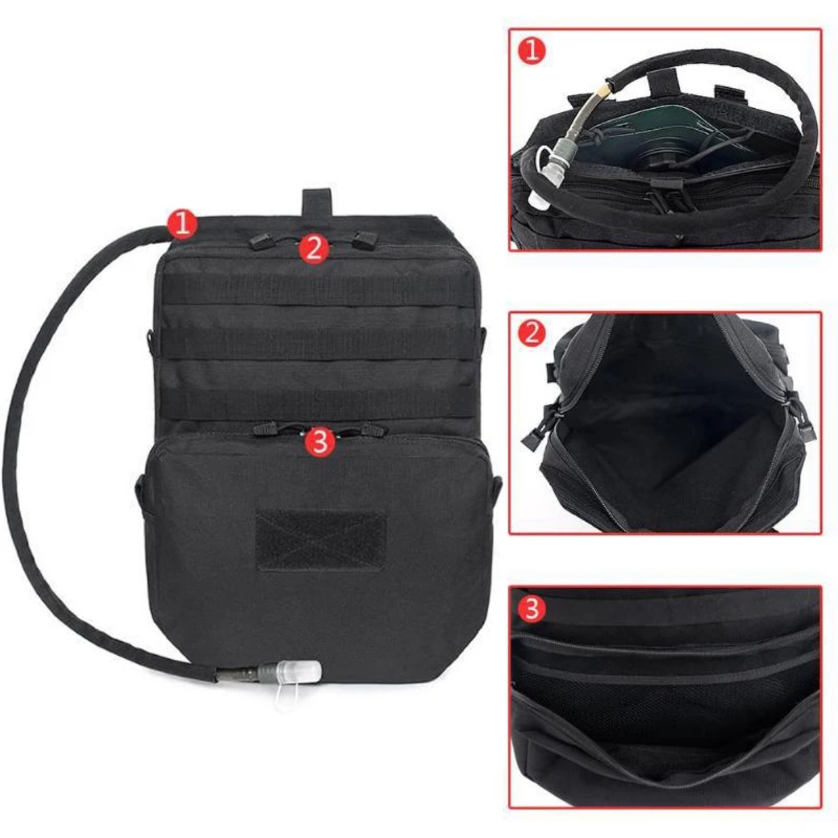 GlaEDC-Sac à dos d'hydratation - Outdoor Camping Vest avis et prix