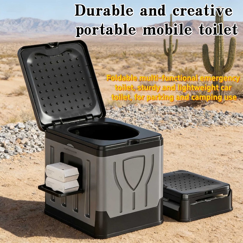 Toilette portable pliable pour - Outdoor Camping Toilet avis et prix