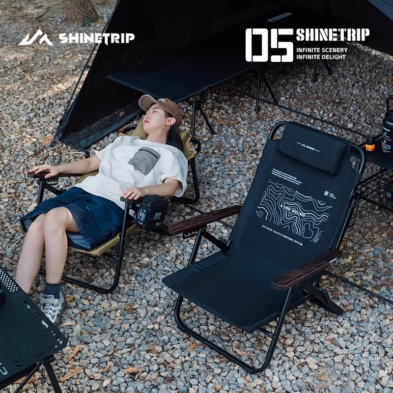 ShineTrip chaise longue pliant - Outdoor Camping Lounge Chairs avis et prix