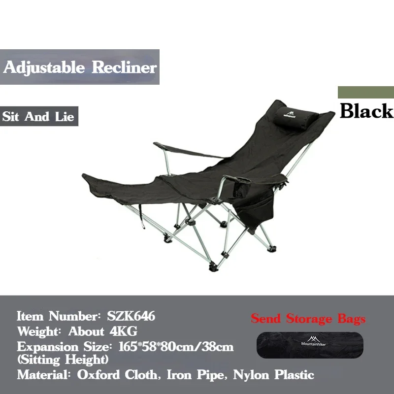 MOUNTAINHIKER Chaise pliante d - Outdoor Camping Lounge Chairs avis et prix
