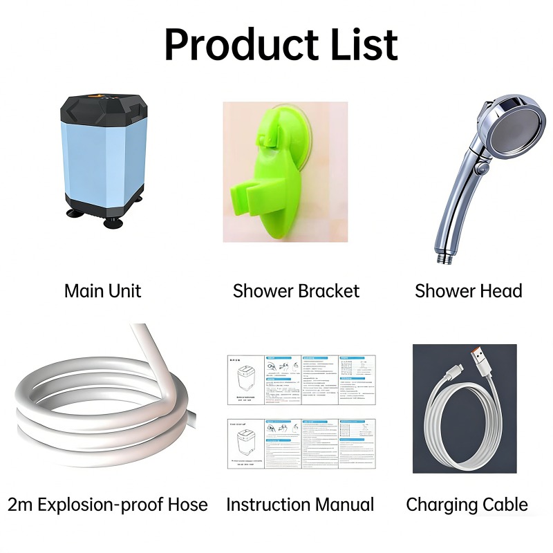 Douche de camping portable d'e - Outdoor Camping Shower avis et prix
