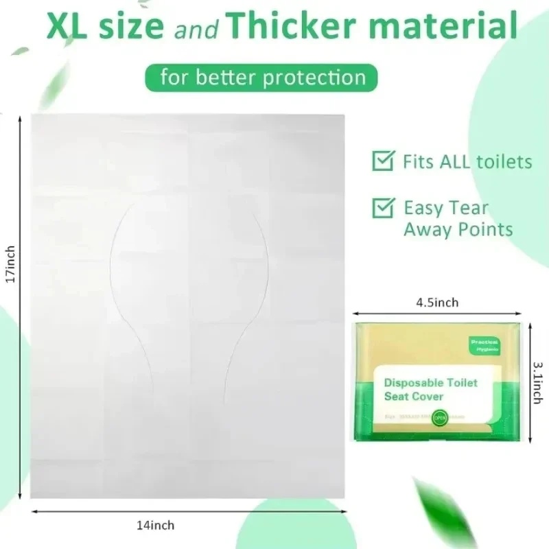 10-100 pièces de housses de si - Outdoor Camping Toilet avis et prix